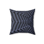 Apex Current - Faux Suede Throw Pillow