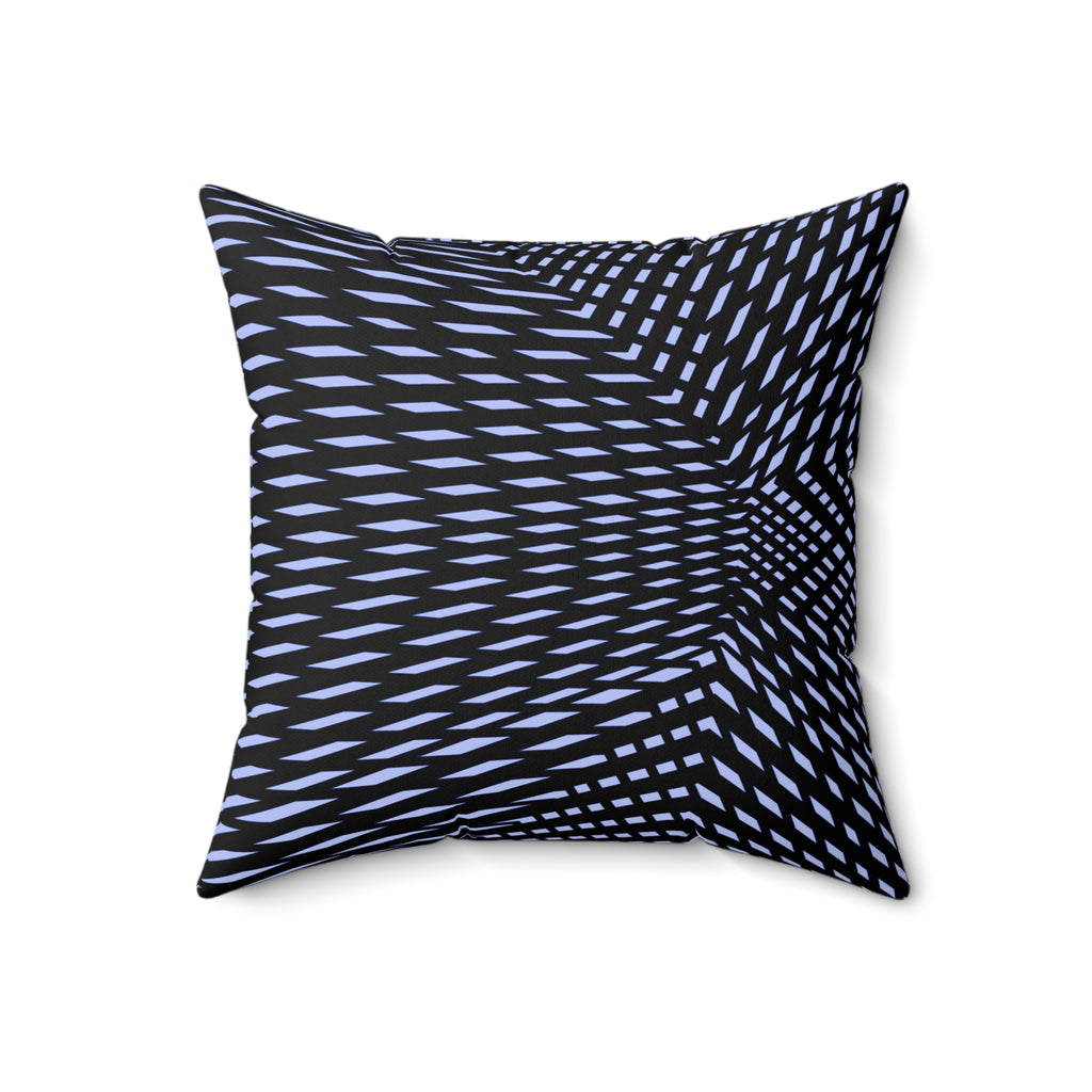 Apex Current - Faux Suede Throw Pillow