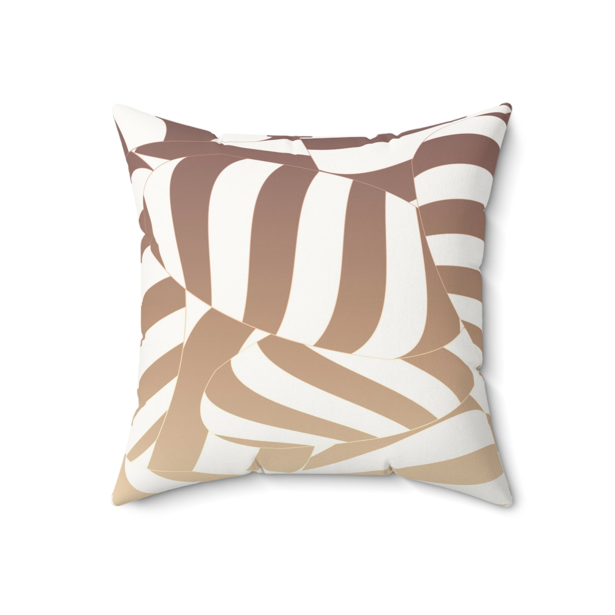 Bare Rhythm - Faux Suede Throw Pillow