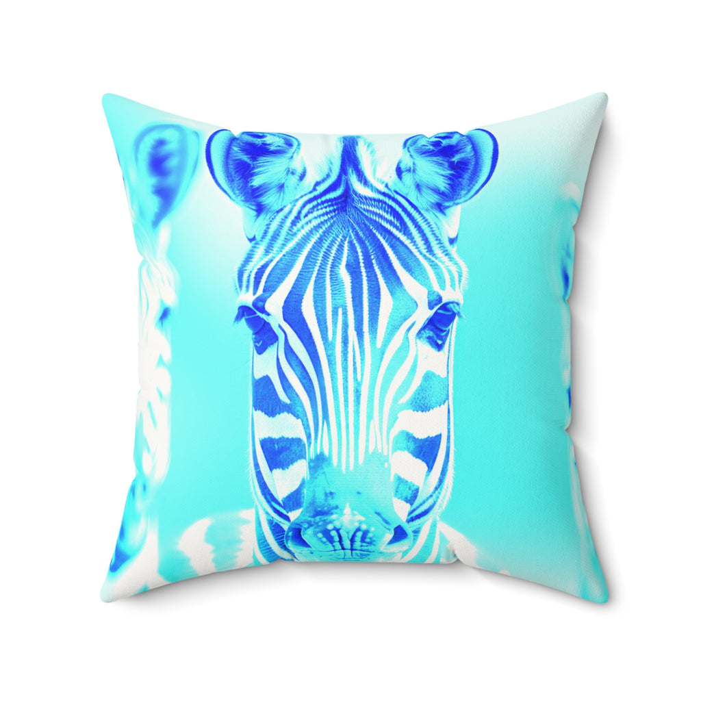 Blurred Lines - Faux Suede Throw Pillow