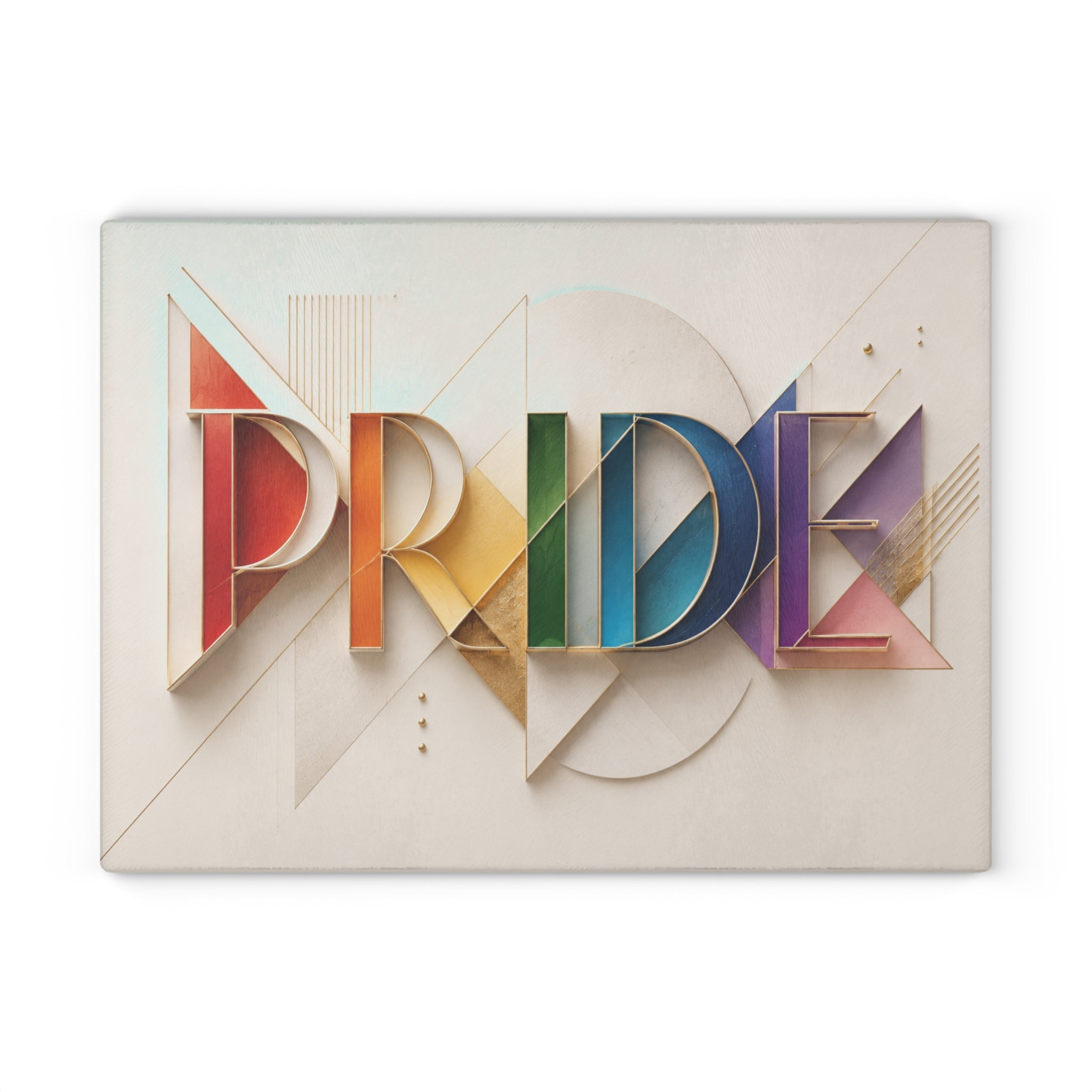Pride Glass Cutting Board
