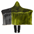 Acid Stillness - Hooded Sherpa Blanket