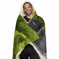 Acid Stillness - Hooded Sherpa Blanket