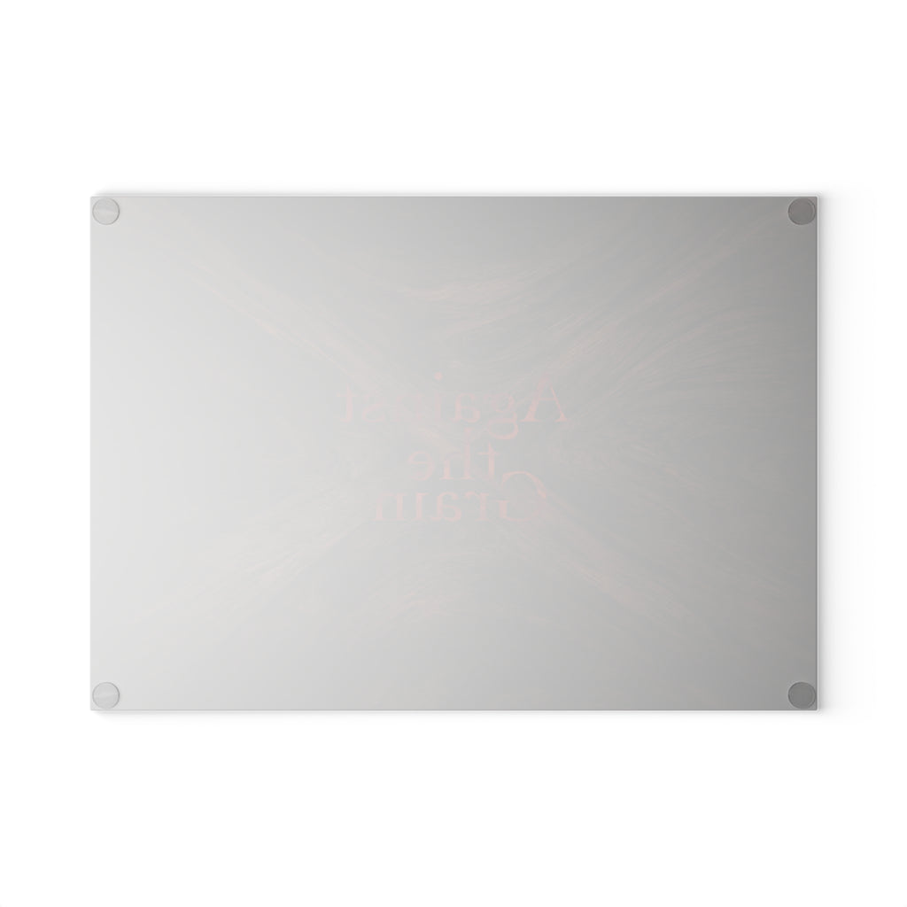 Against the Grain - Glass Cutting Board