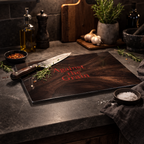 Against the Grain - Glass Cutting Board