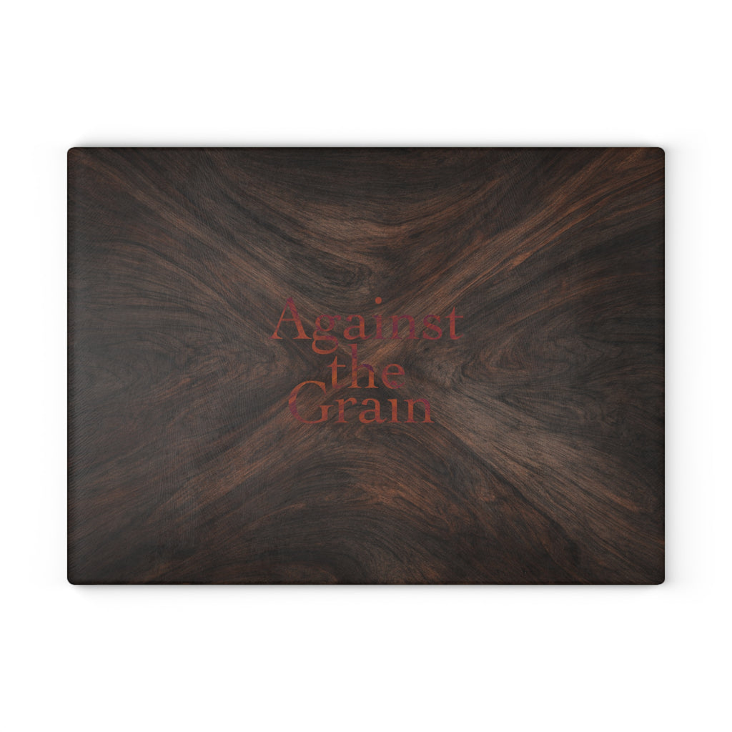 Against the Grain - Glass Cutting Board