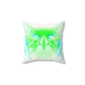 Alpha Static - Faux Suede Throw Pillow