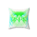 Alpha Static - Faux Suede Throw Pillow