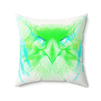 Alpha Static - Faux Suede Throw Pillow
