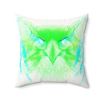 Alpha Static - Faux Suede Throw Pillow