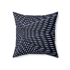 Apex Current - Faux Suede Throw Pillow