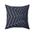 Apex Current - Faux Suede Throw Pillow