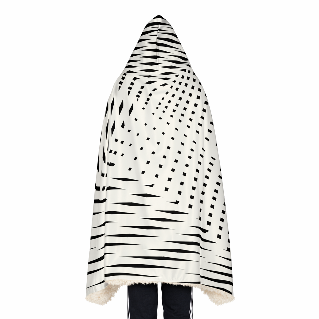 At Ease, Finally - Hooded Sherpa Blanket