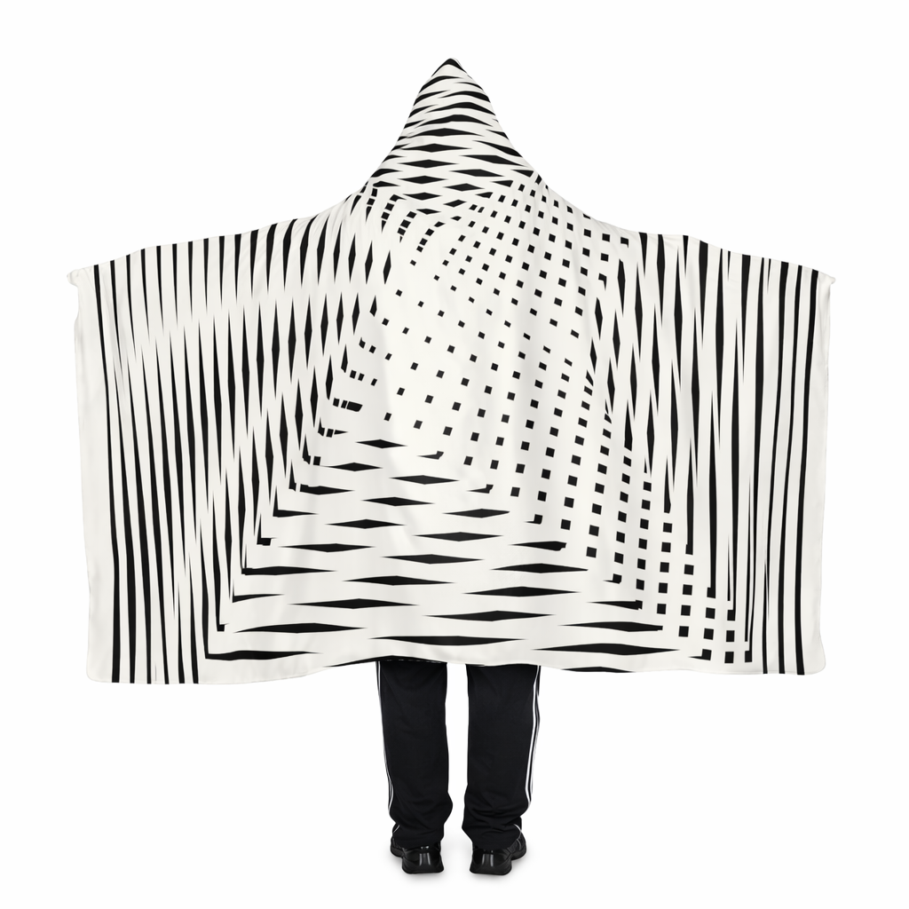 At Ease, Finally - Hooded Sherpa Blanket