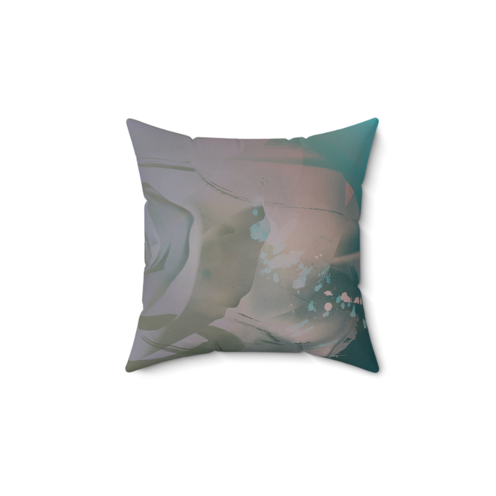 Beneath the Quiet - Faux Suede Throw Pillow