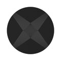 Black Directive - Round Area Rug