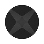 Black Directive - Round Area Rug