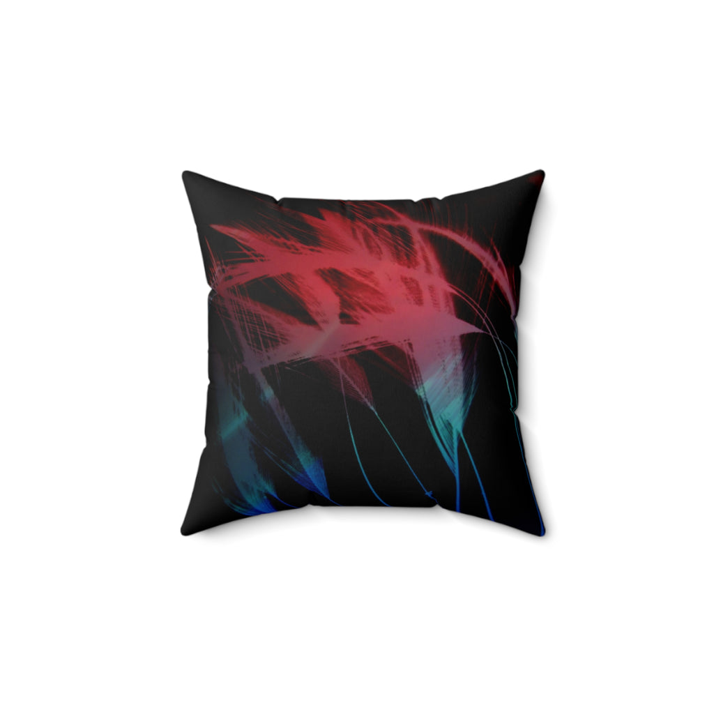 Bleed Light, Break Nothing - Faux Suede Throw Pillow