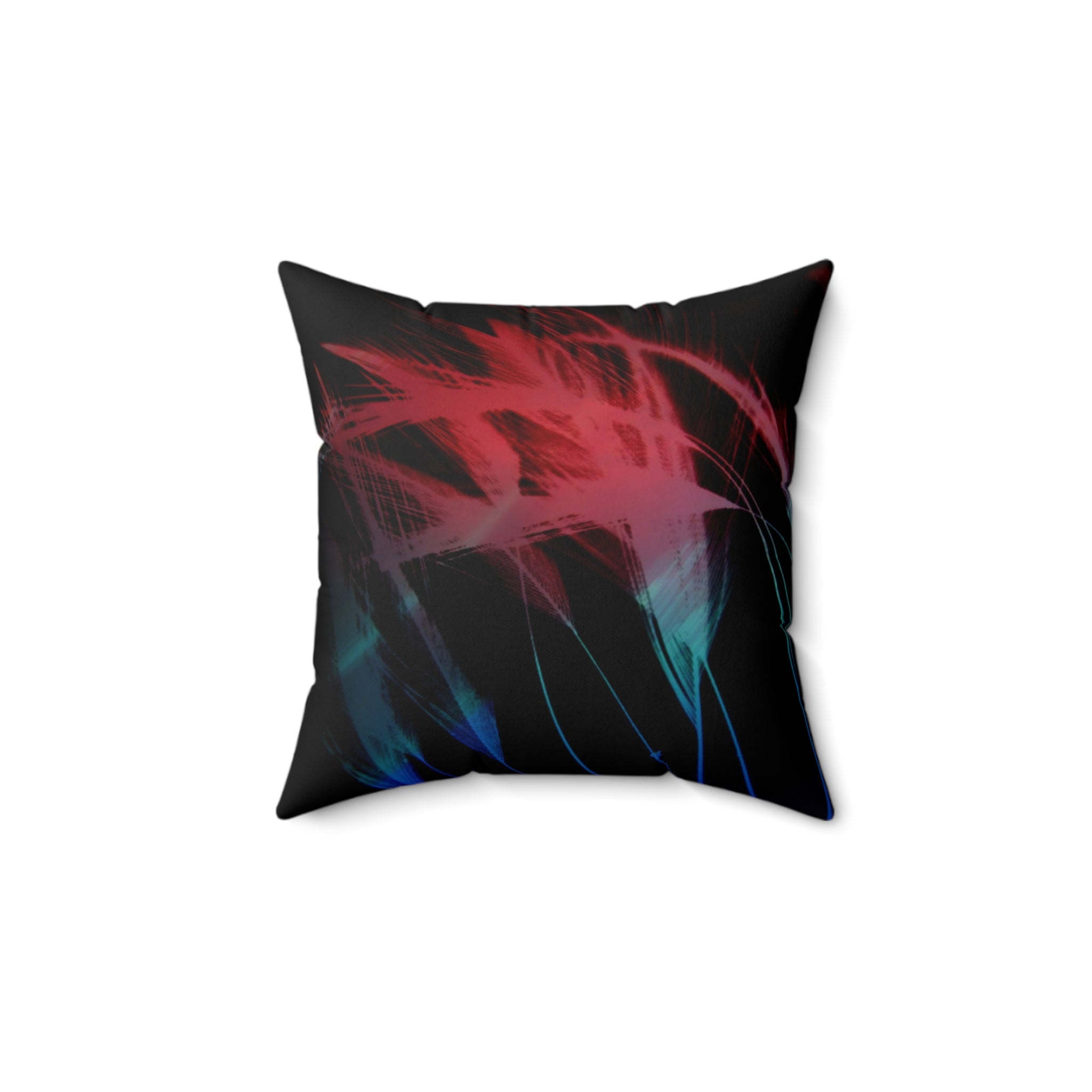 Bleed Light, Break Nothing - Faux Suede Throw Pillow