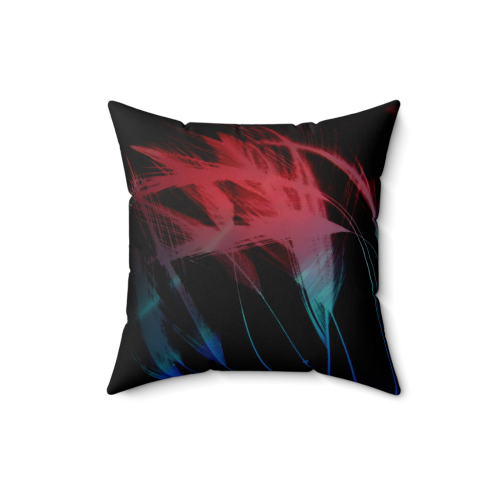Bleed Light, Break Nothing - Faux Suede Throw Pillow