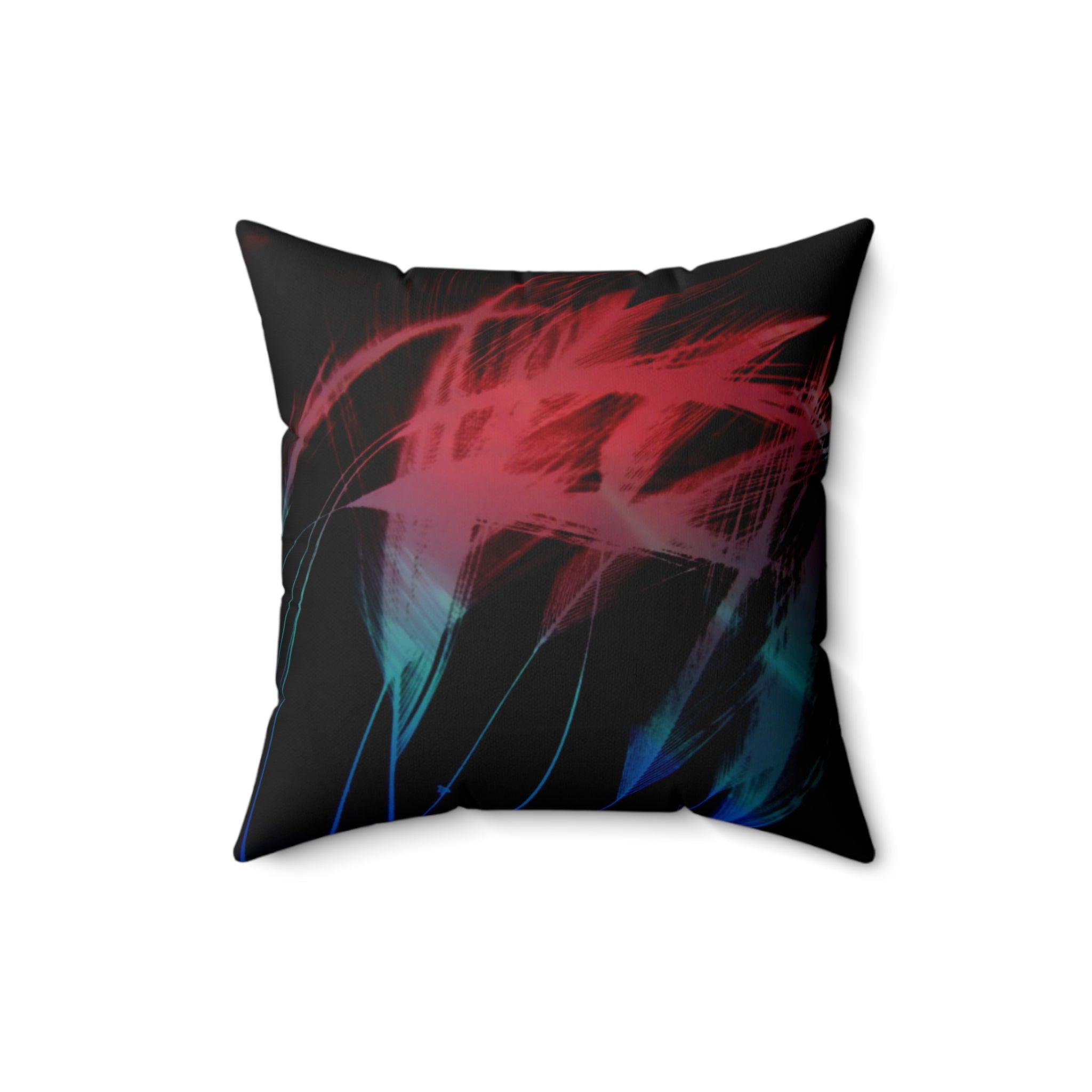 Bleed Light, Break Nothing - Faux Suede Throw Pillow