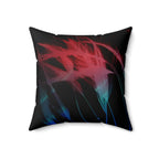 Bleed Light, Break Nothing - Faux Suede Throw Pillow
