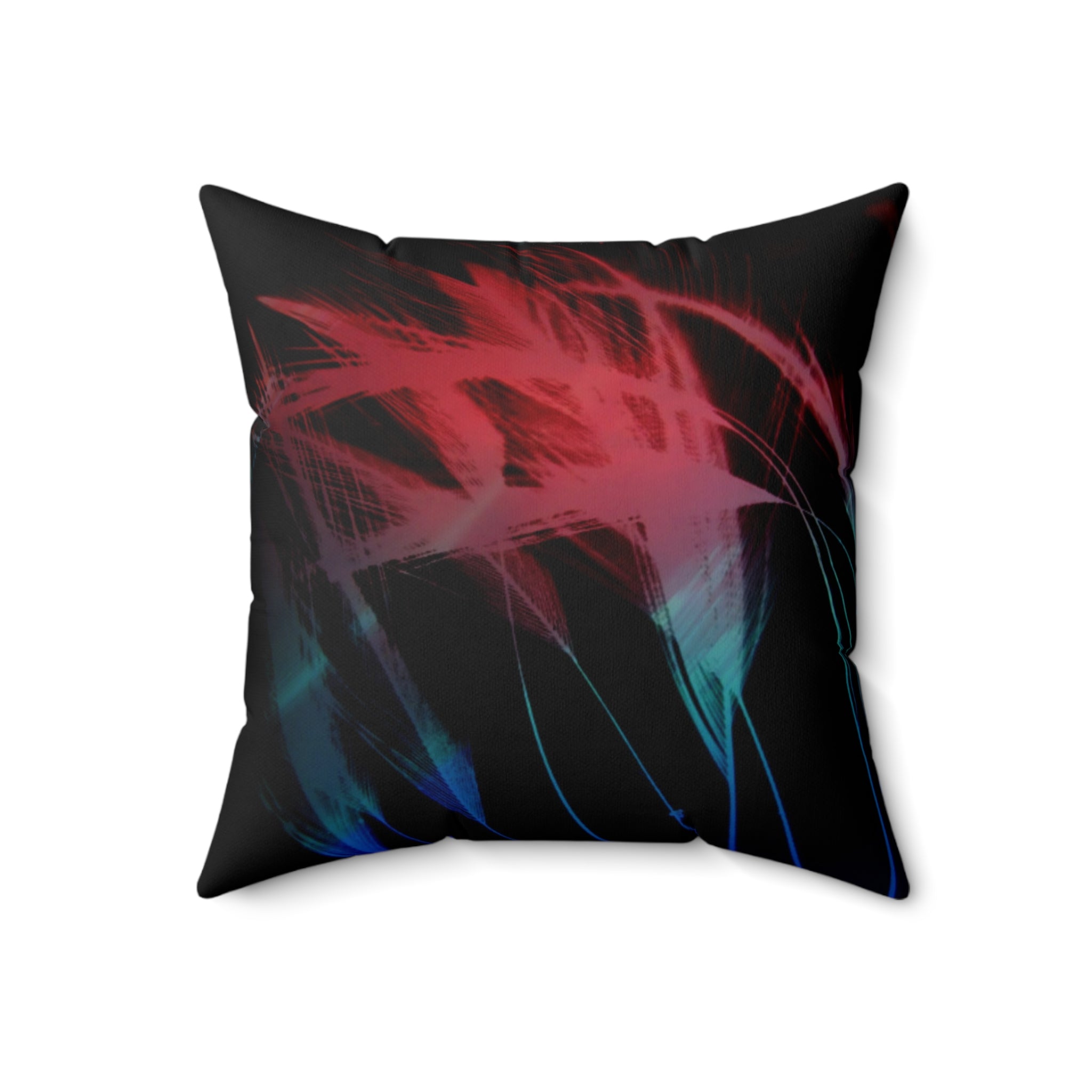 Bleed Light, Break Nothing - Faux Suede Throw Pillow