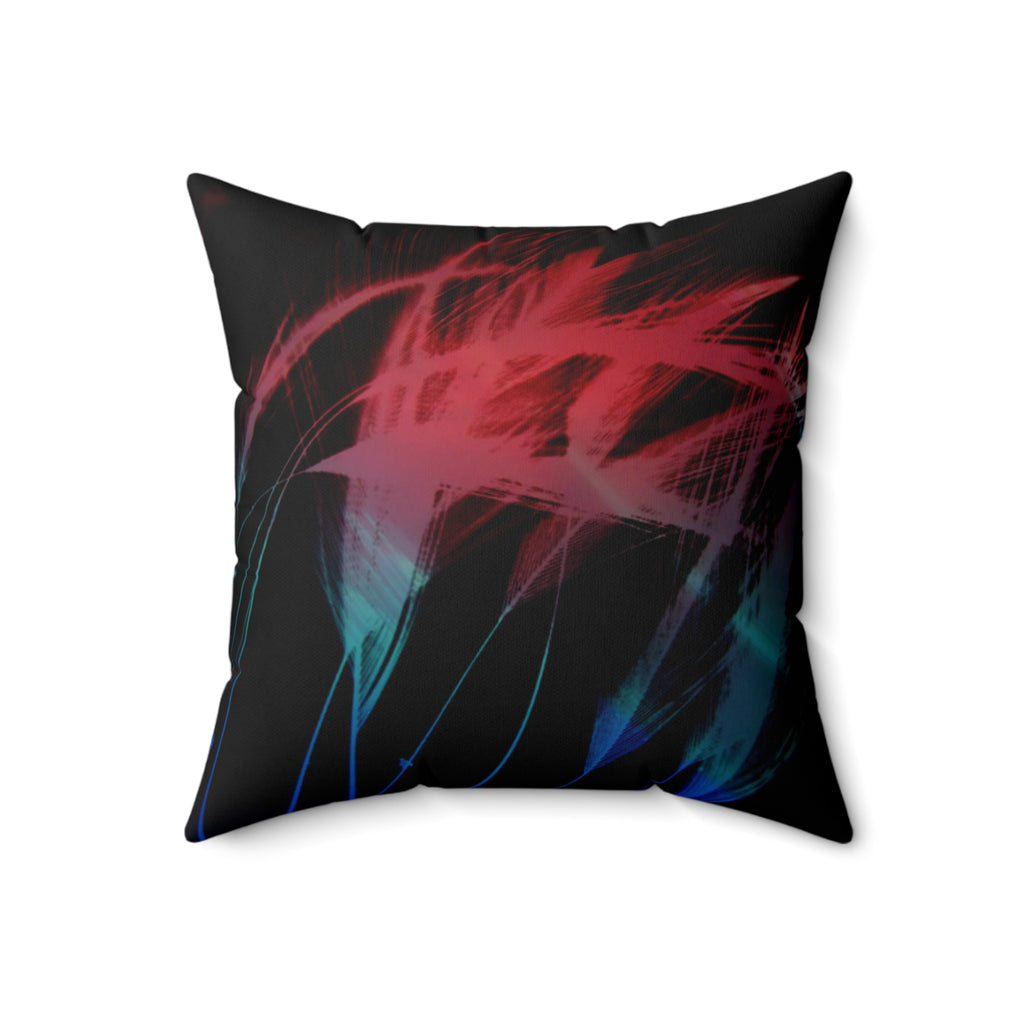 Bleed Light, Break Nothing - Faux Suede Throw Pillow