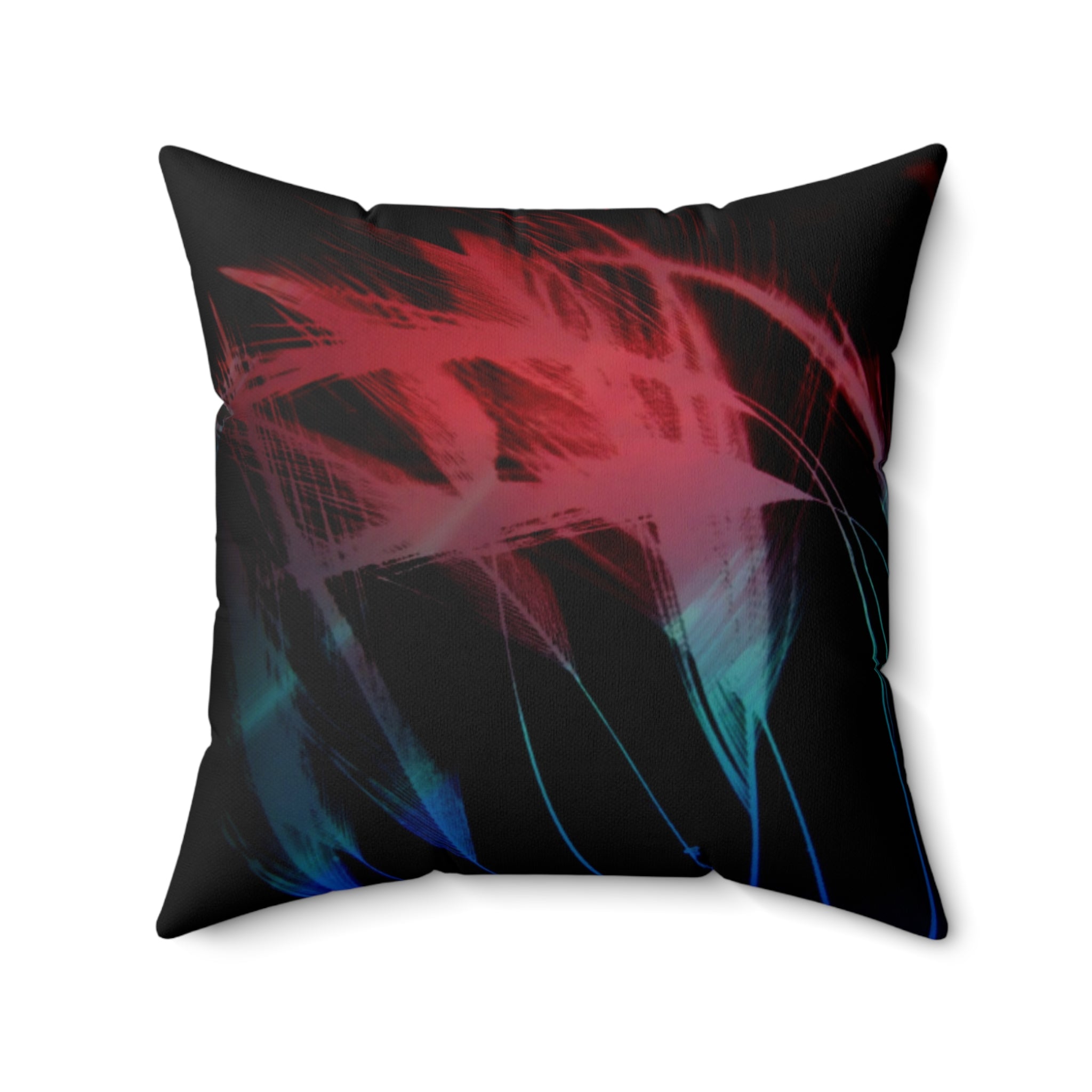 Bleed Light, Break Nothing - Faux Suede Throw Pillow