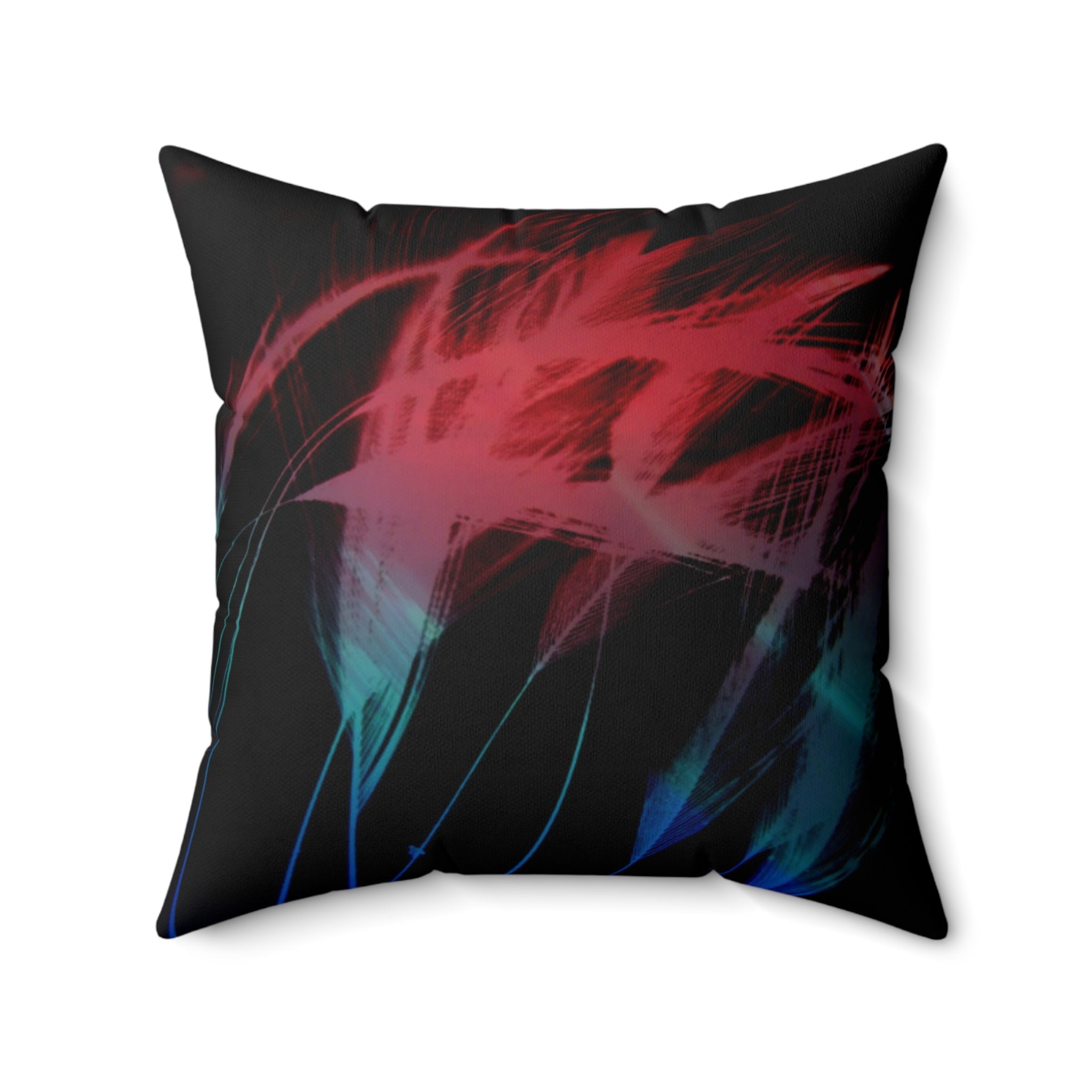 Bleed Light, Break Nothing - Faux Suede Throw Pillow