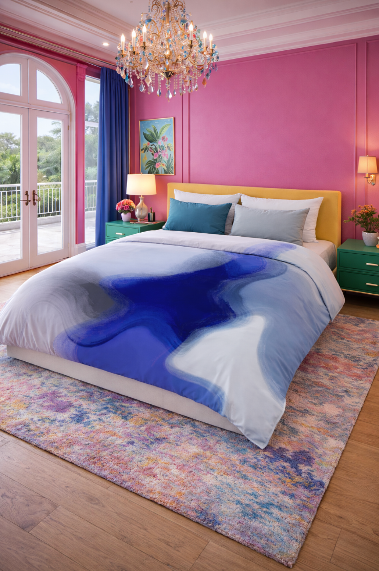 Blue Without Apology - Duvet Cover