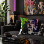 Boulevard Noir - Throw Pillow