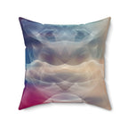 Breathform - Faux Suede Throw Pillow