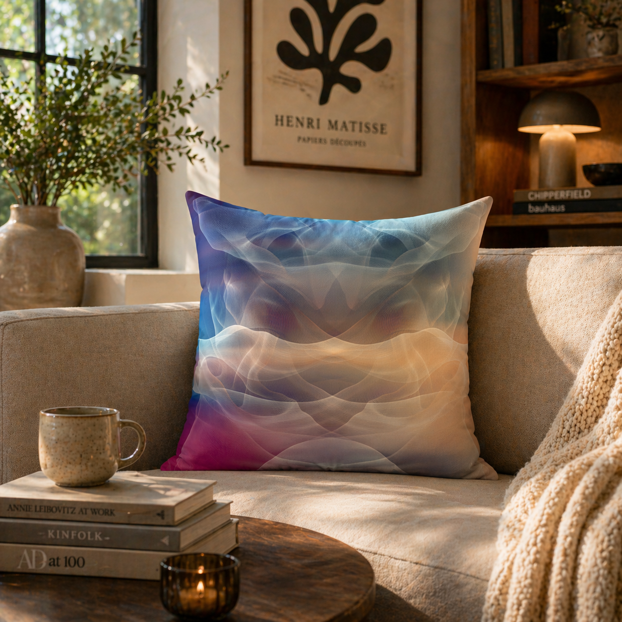 Breathform - Throw Pillow