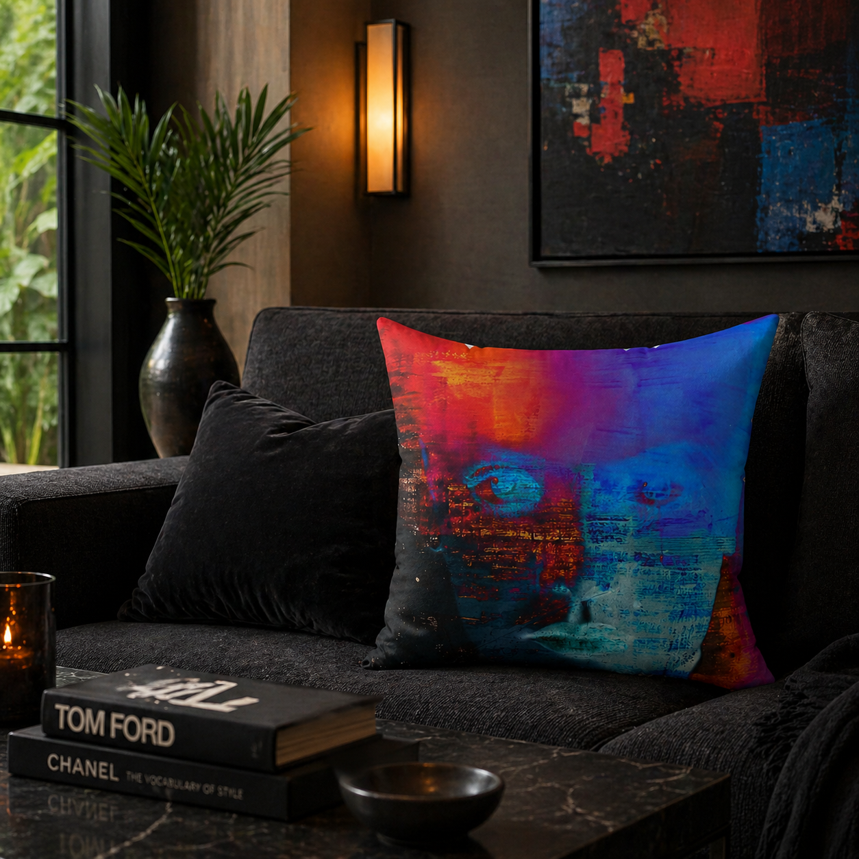 Burst Mode - Faux Suede Throw Pillow