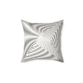 Calm as Chaos - Faux Suede Throw Pillow