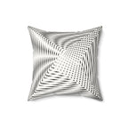 Calm as Chaos - Faux Suede Throw Pillow