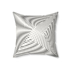 Calm as Chaos - Faux Suede Throw Pillow