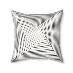 Calm as Chaos - Faux Suede Throw Pillow
