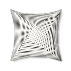 Calm as Chaos - Faux Suede Throw Pillow