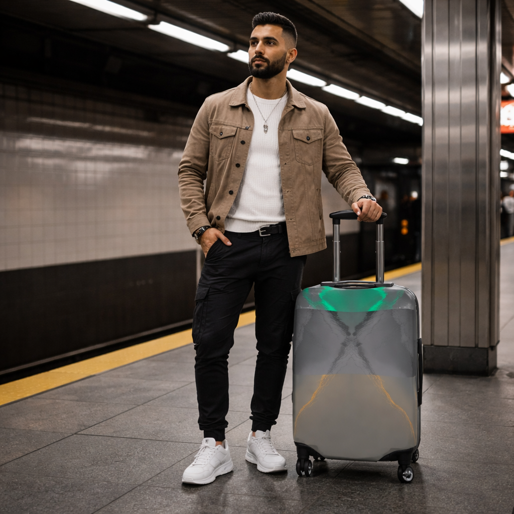 Carbon Mirage - Luggage Cover