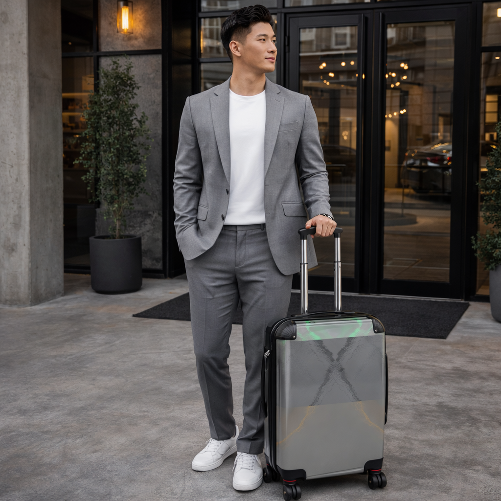 Carbon Mirage - Suitcase - Carry-On - Roller