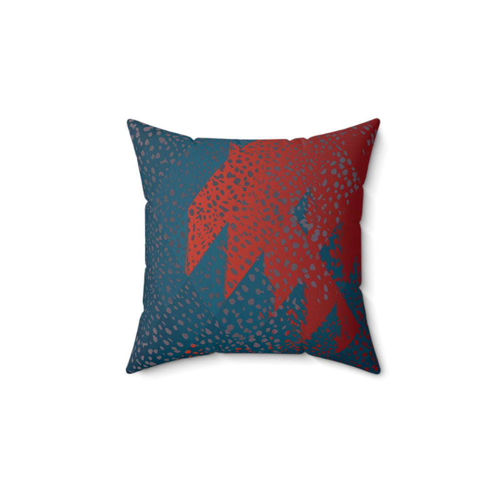 Chased Glory - Faux Suede Throw Pillow