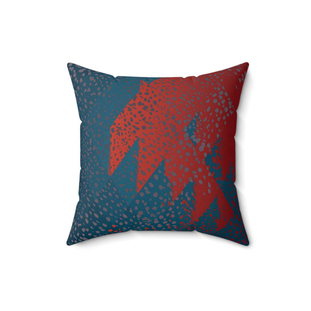Chased Glory - Faux Suede Throw Pillow