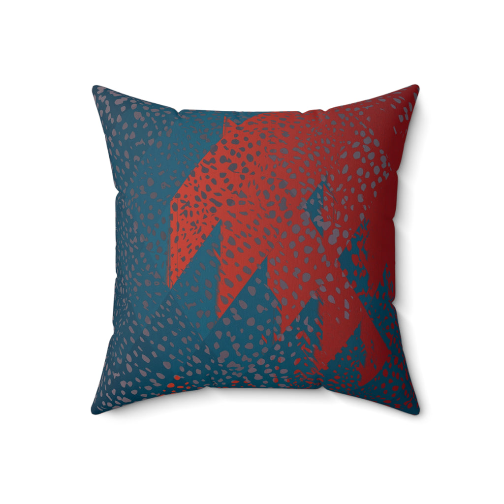 Chased Glory - Faux Suede Throw Pillow