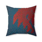 Chased Glory - Faux Suede Throw Pillow
