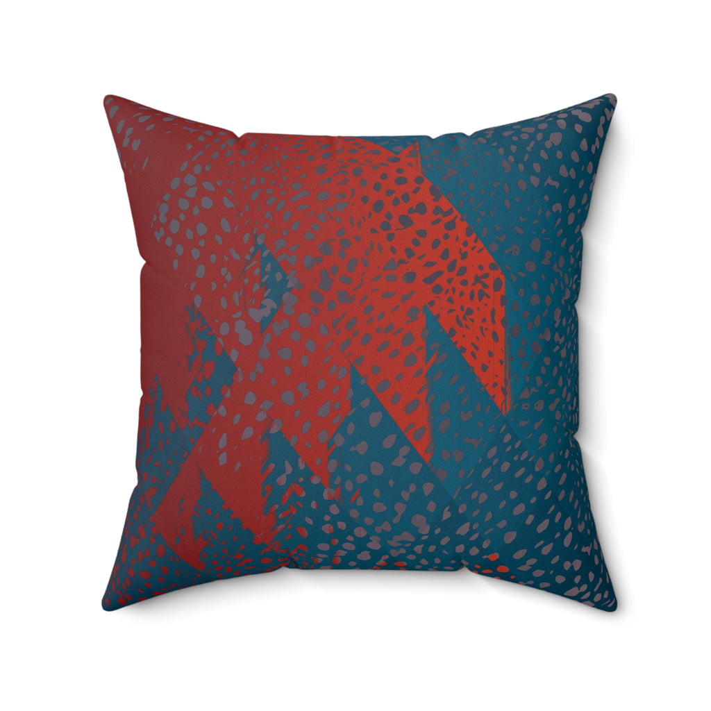 Chased Glory - Faux Suede Throw Pillow