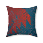 Chased Glory - Faux Suede Throw Pillow
