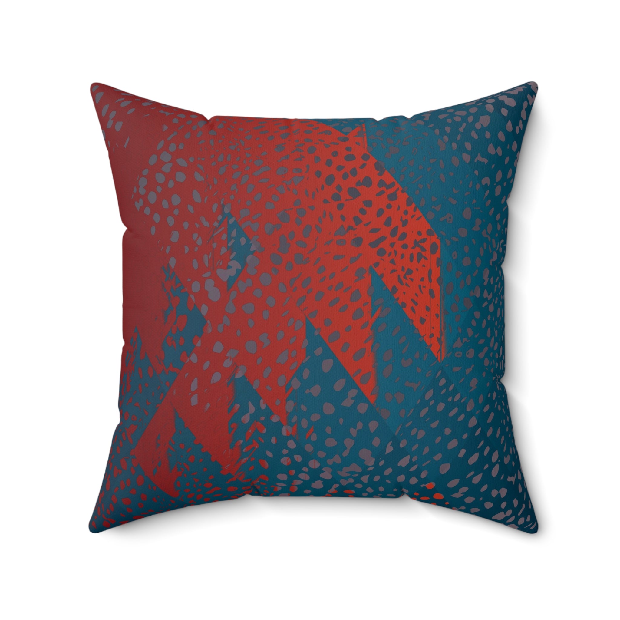 Chased Glory - Faux Suede Throw Pillow