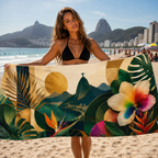 Carioca in Color - Beach Towel